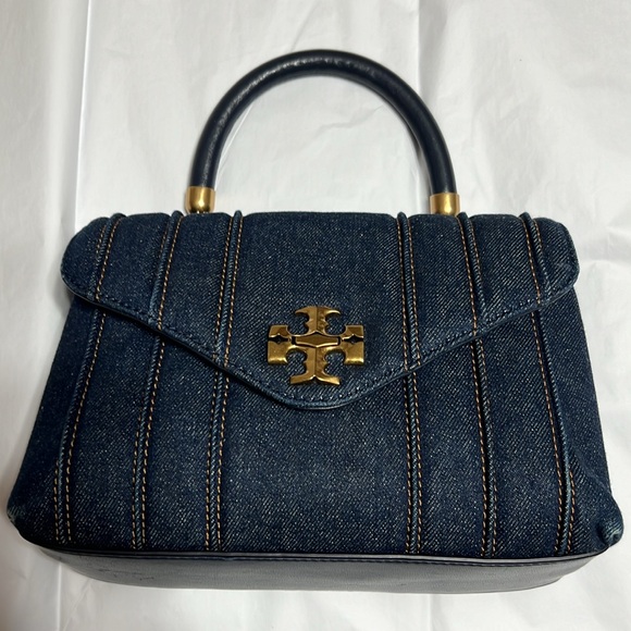 Tory Burch Kira Denim Handbag - Picture 8 of 16